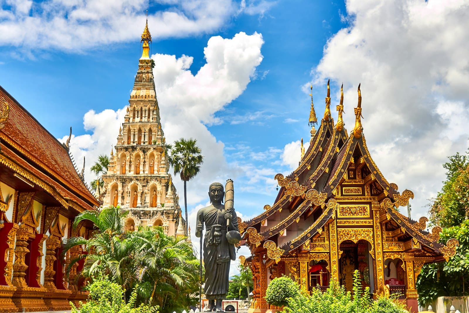temples of Chiang Mai, golden hour